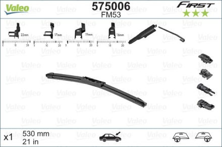 575006 Щетка стеклоочистителя Multiconnection 530mm/21'' Кар Электро