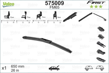 575009 Щетка стеклоочистителя Multiconnection 650mm/24'' (575009) Кар Электро