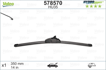 578570 Щетка стеклоочистителя передняя под крючок LHD 35cm (578570) Кар Электро