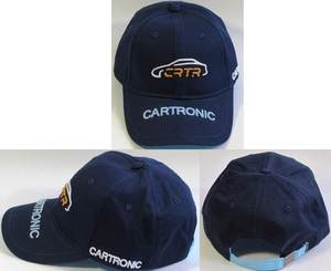 Бейсболка Cartronic CRTR0115316, темно-синяя с логотипом Кар Электро