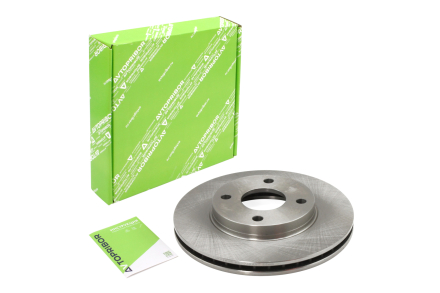 Диск тормозной Ford Fiesta (02-) / Fusion (02-) передний Кар Электро