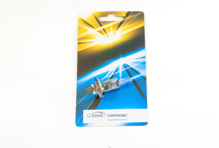 Лампа H1  12V/55W  +50% Cartronic  CTR0100440 Головной свет Плюс 50% света от стандартной Кар Электро