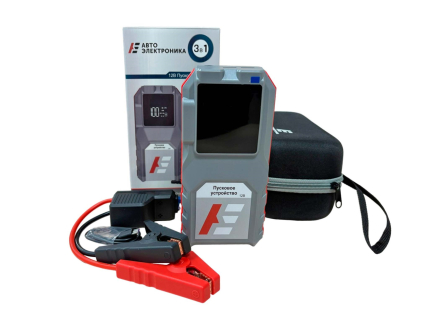 ПУ 022 пусковое устройство 3 в 1, с функцией фонаря и зарядки телефонов, планшетов и ноутбуков Кар Электро